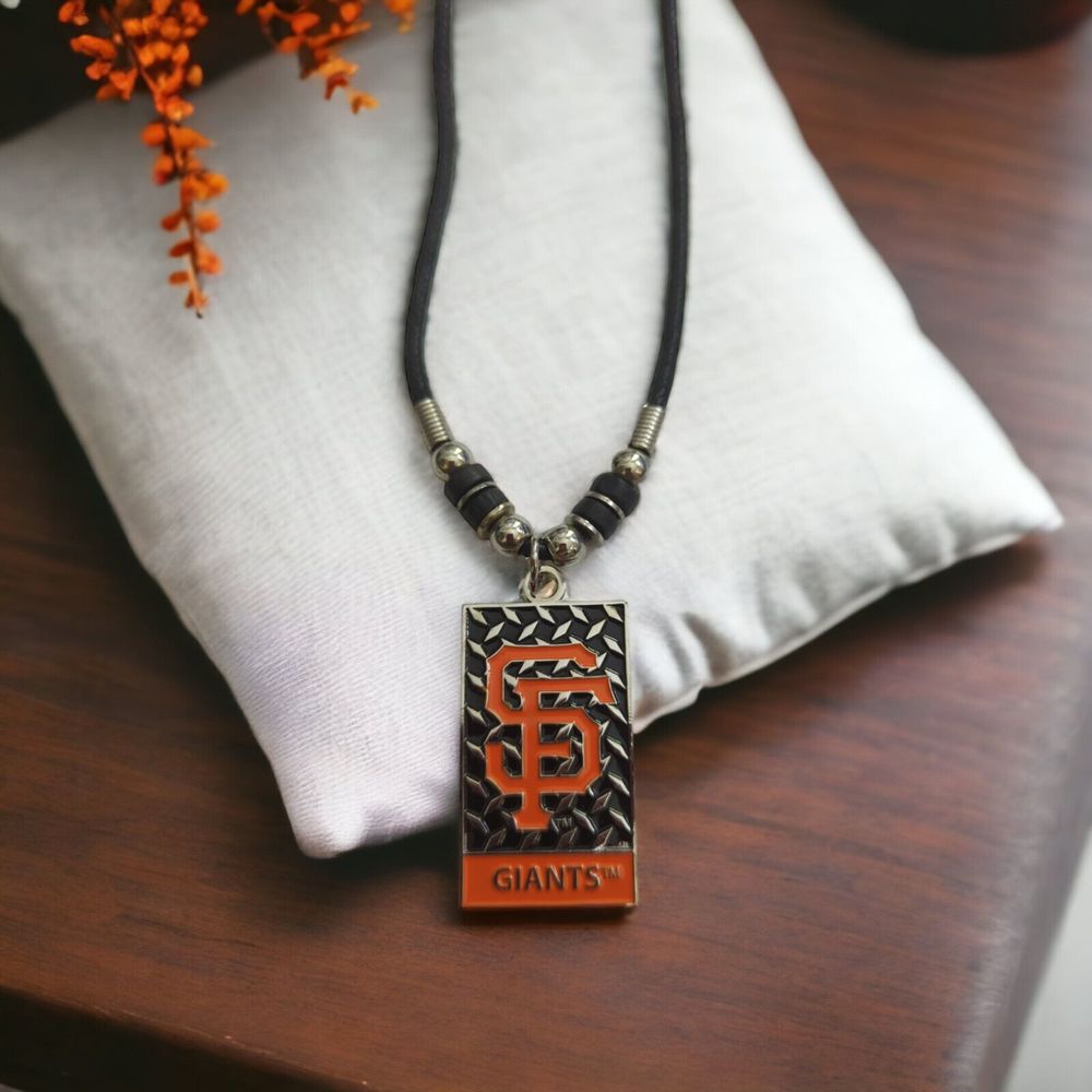 Siskiyou MLB Diamond Plate Rope Necklace SF Giants NIP